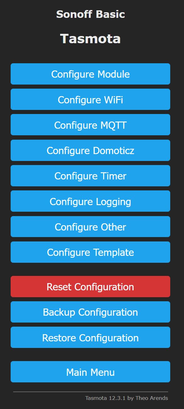 Seite, Configuration